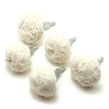 （Island Puppy） ナイロン 繊維 バフ ＋ 綿布 バフ セット研磨 材 入り 6mm 軸 電動 ドリル ビット (綿布バフ Cセット)