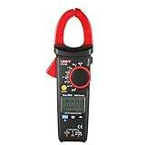UNI-T UT213B　デジタルクランプメーター　LCDクランプメーター　マルチメータ　AC / DC電圧AC/ DC電流抵抗静電容量ダイオード導通NCV温度測定テスター　懐中電灯付き