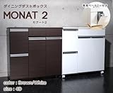 ダイニングダストボックス　モナート2　4D（BR・WH）[4D BR]
