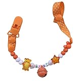 Pumpumly おしゃぶりホルダー かわいい　落下防止 紛失防止 ママも安心おしゃぶりホルダー