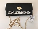コーチ 財布 COACH EXOTIC BLACK LEATHER SLIM ENVELOPE CHAIN WALLET [並行輸入品]