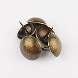 Newone 【20個】 太鼓鋲 直径25mm/30mm ブロンズ ＤＩＹ 古銅 スタッズ ピン 手工芸品の釘 (直径：25mm；25*25mm)