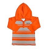 NCAA Oregon State Beavers Toddler Boysラグビー長袖フード付きシャツ、サイズ3、オレンジ/ヘザー