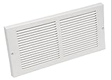 Imperial Manufacturing RG0033 14-Inch by 6-Inch White Baseboard Grille [並行輸入品]