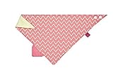 Laessig Bandana with Silicone Teether Zigzag (Red) by Laessig