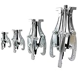3爪1穴プーラー4個セット 75mm（3インチ）/ 100mm（4インチ）/ 150mm（6インチ）/ 200mm（8インチ）/ 送料無料
