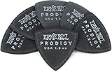 【正規品】 ERNIE BALL 9331 ギターピック BLACK SHIELD PRODIGY トライアングル 1.5mm デルリン ブラック 6枚 パック
