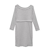 (マーシェル) Marshel マタニティ ワンピース チュニック 産前 産後 長く使える 妊婦服 グレー