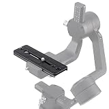 Fotga 115mm/4.5インチ カメラマウント クイックリリースプレート DJI Ronin SC ジンバルスタビライザー用 Arca Swiss 三脚ボールヘッドクランプ PU115対応
