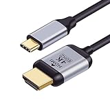 chenyang CY USB C - HDMIアダプター 4K@60HZ モニター ノートパソコン HDMI - USB C USB3.1 Type-C - HDMIケーブル 1.8m