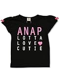 (アナップキッズ) ANAP KIDS ガーリーパフスリーブTシャツ 90cm ブラック