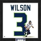 シーホークスSuper Bowl XLVIII Russell Wilson Limited Edition of 48 20 x 20 Framed Uniframe Jerseyフォト