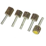 uxcell マウント　フラップ ホイール シャンク 研磨剤 　研磨材 ヘッド直径16mm 5個セット