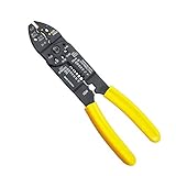 万能電工ペンチ 　（ファストン端子・裸圧着端子両用) 刃部　切断・皮むきペンチ