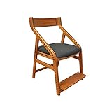 E-Toko 頭の良い子を目指す椅子 ライトブラウン 学習チェア