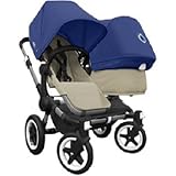 Bugaboo Donkey バガブー ドンキー Duo Stroller デュオ ベビーカー in Sand/Royal Blue サンド/ブルー [並行輸入品]