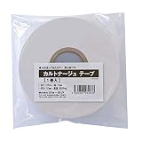 カルトナージュ 水貼り 接着テープ （業務用） 白 0.1mm厚 25ｍm幅×180ｍ