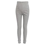 （アイレッグ）iLeg レギンス スパッツ マタニティ 10分丈 12分丈 サーマル 綿100%(12分丈/XL, ライトグレー)
