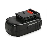 POWERAXIS 18V 2000mAh Real Capacity Battery Replacement for PORTER-CABLE PC18B PCC489N PCMVC PCXMVC 