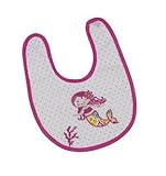 Mermaid Bib with Applique 12" by Maison Chic by Maison Chic [並行輸入品]