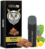 HiLIQ META POD メタポッド HiNIC リキッド カートリッジ 電子タバコ シーシャ ニコチンゼロ タールゼロ (タバコ(１本 ニコチンフリー))