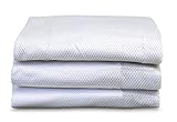 Foundations Worldwide SleepFresh Crib Cover, White, 3 Count