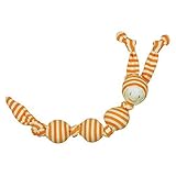 Keptin-Jr Organic Cotton Sneeky Soft Baby Toy in Orange [並行輸入品]