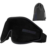 Onlygot アイマスク 安眠 遮光 睡眠 旅行 立体型 低反発 圧迫感なし 軽量 柔らかい 昼寝に最適
