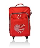 Obersee Kids Luggage with Integrated Snack Cooler, Flag Heart by Obersee [並行輸入品]