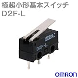 オムロン(OMRON) D2F-L 形D2F極超小形基本スイッチ (ヒンジ・レバー形) NN