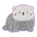 ティーズファクトリー なんでもいきもの モコモコ刺繍ステッカー ラッコ NM-5546089RK