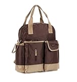 マザーズバッグ トート 3Way 多機能 軽量 ブラウン MB-12