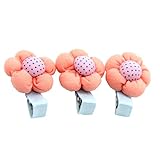 Hollazilla(ホラズイラ) かわいい　キャンディカラー　花　ヘアピン　子供　3個/セット