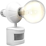 LED概念モーションとDusk to Dawnセンサーアクティブ化電球ソケットキャップのランプ電球と器具 – Great forクローゼット、地下室、ガレージ、and More