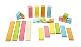 24 Piece Tegu Magnetic Wooden Block Set Tints [並行輸入品]