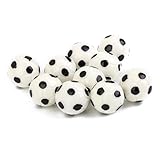 Fenteer ドールハウス　ミニチュア　マイクロ風景　小道具　盆栽　ガーデン　かわいい　サッカーボール　耐久性　10個