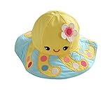 Genda 2Archer(JP)　ベビー　つば広　ハット　キッズ　赤ちゃん　キャップ　綿100％　かわいい　たこ　日よけ　UVカット　男の子　女の子　帽子　春夏　 (48㎝)