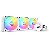 NZXT Kraken Elite RGB 360 - RL-KR36E-W1-360mm AIO CPU Liquid Cooler - Customizable 2.36" LCD Display for Images, Performance 