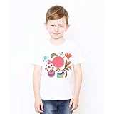 グラニフ（graniph） 【キッズ】コラボレーションTシャツ/五味太郎(きんぎょがにげたカバー)【001ホワイト/130】