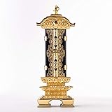 国産品 ハセガワ仏壇 二重回位牌 4号 純前金 中板9枚入 ZIN印 繰り出し位牌・くりだしいはい 純金箔保証
