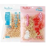 ペッツルート ふわニャンまぐろ 無添加けずり 20g 国産 食塩不使用 マグロ 節 猫 cat (1袋) (2袋, ふわふわ花・ふわニャン)