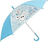 サンマルコ 長傘 アナと雪の女王 ブルー 親骨50cm ジャンプ式