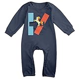 Kamifa カミファ トゥエンティ ワン パイロッツ バンド 馬 長袖ベビー服 ジャンプスーツ 幼児 フィットオール Navy 6 M