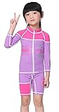 (チェリーレッド)CherryRed 子供ウェットスーツ キッズフルスーツ 日焼け止めの水着 セパレート 長袖+パンツ お揃い サーフィン 4色展開 海 パープル XL