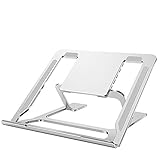 ノートパソコン スタンド PCスタンド 折りたたみ式 HOKEKI アルミ製 高さ/角度調整可能 安定性 滑り止め 軽量 姿勢改善 腰痛/猫背解消 Macbook Air/Macbook Pro/iPad/Sony/東芝/HP/ASUS/Acer/DELL など17インチまでに対応