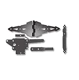 Nationwide Industries Western Walkゲートキット、亜鉛プレートスチール – ブラック、with Screws