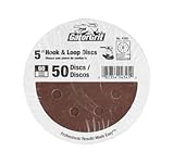 ALI INDUSTRIES 4345 8 Hole Hook and Loop 60 Grit Disc, 5-Inch, 50-Pack [並行輸入品]