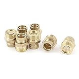 エアーコンプレッサー3 / 8BSPおねじ水の排水バルブコネクタ7PCS