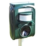 動物撃退器 猫よけ 害獣撃退器 ソーラー充電 超音波式 赤外線受信式センサー Animalshield  GH-501