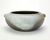 【信楽焼　壱彦】水鉢　HK-103　滋 -SHIGERU-　サイズ　直径430mm×高さ170mm